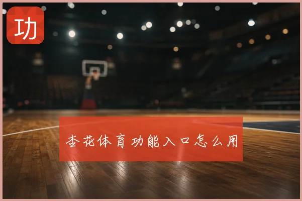 杏花体育功能入口怎么用